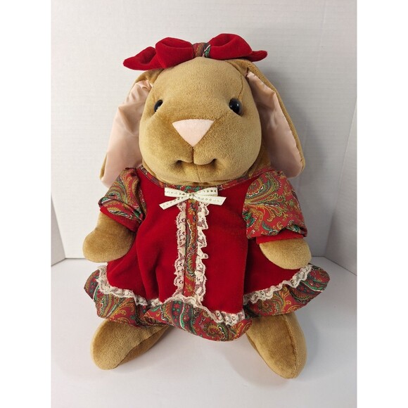 EUC Vintage 1985 Velveteen Rabbit Plush 13" Bunny Rabbit Floppy Ears Toys R Us - Picture 2 of 11